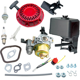 Ruma adjustable carburetor kit with air cleaner for GX160 and GX200 engines improves engine tuning.