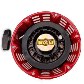 Ruma air cleaner assembly with filter provides cleaner air intake for GX engines.