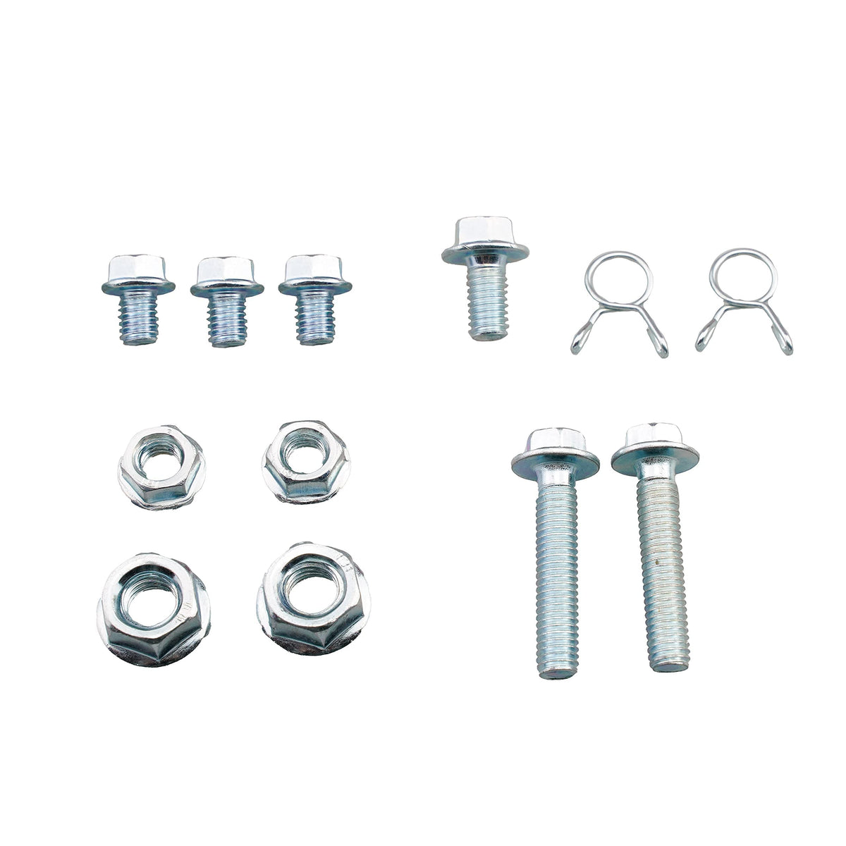 Ruma gasket set and mounting hardware neatly organized for rebuilds.