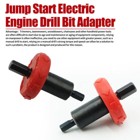 Runfider Jump Starter Drill Adapter with hex socket compatibility enabling broad tool use.