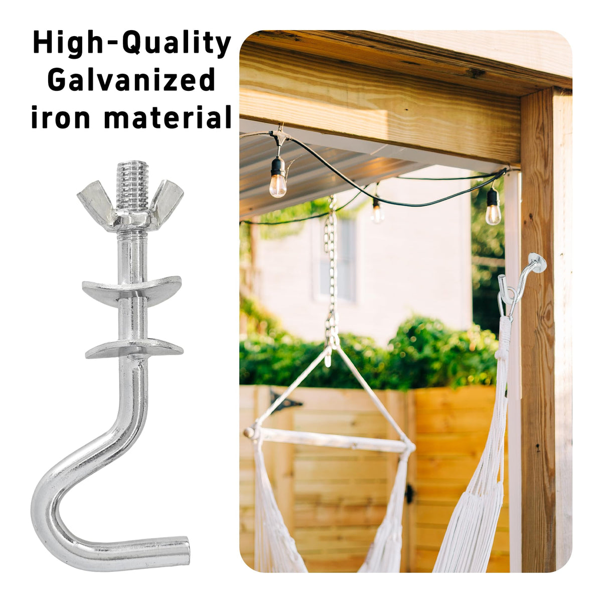 Runseaway 2-pack heavy-duty hooks support up to 550 pounds