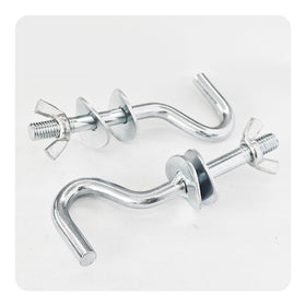 Runseaway hammock hooks in galvanized iron resisting rust and weather