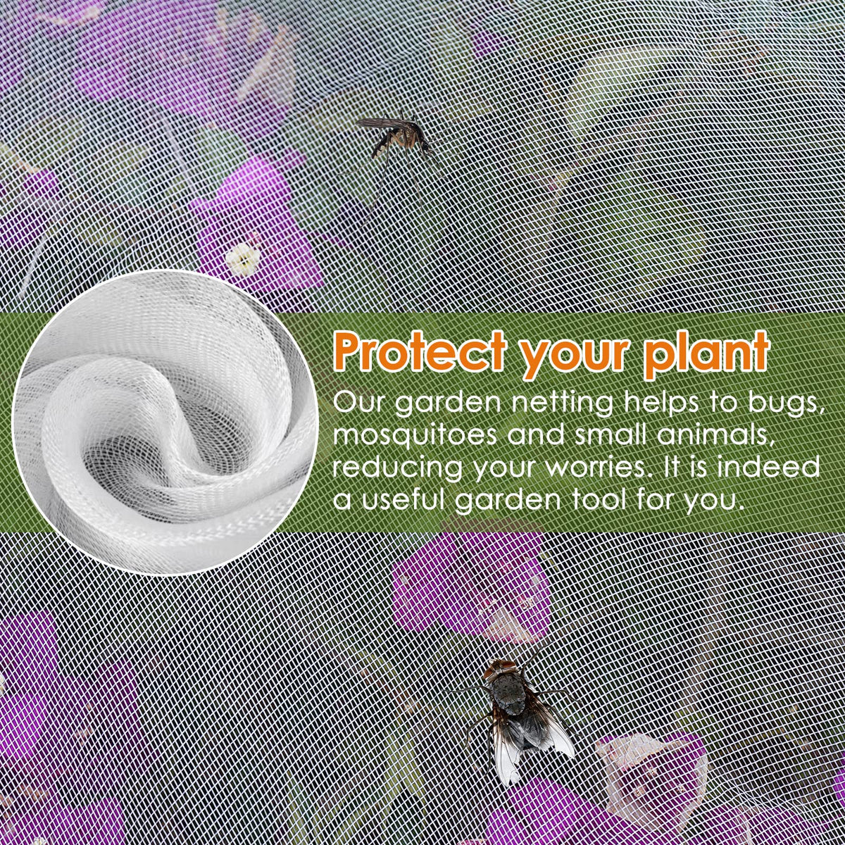 Ruolan ultra-fine mesh permits air and moisture for healthy watering