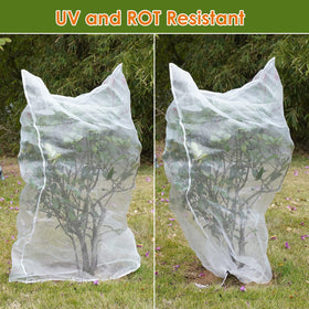 Ruolan 1.9 x 2.6 ft netting is easy to deploy and reuse for seasons