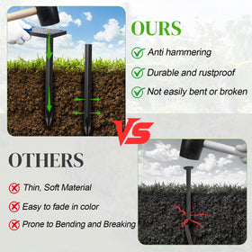 Ruppence landscape edging stake thickened plastic for durable edging