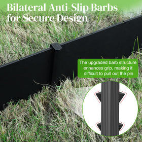 Ruppence stake side clip design secures panels firmly