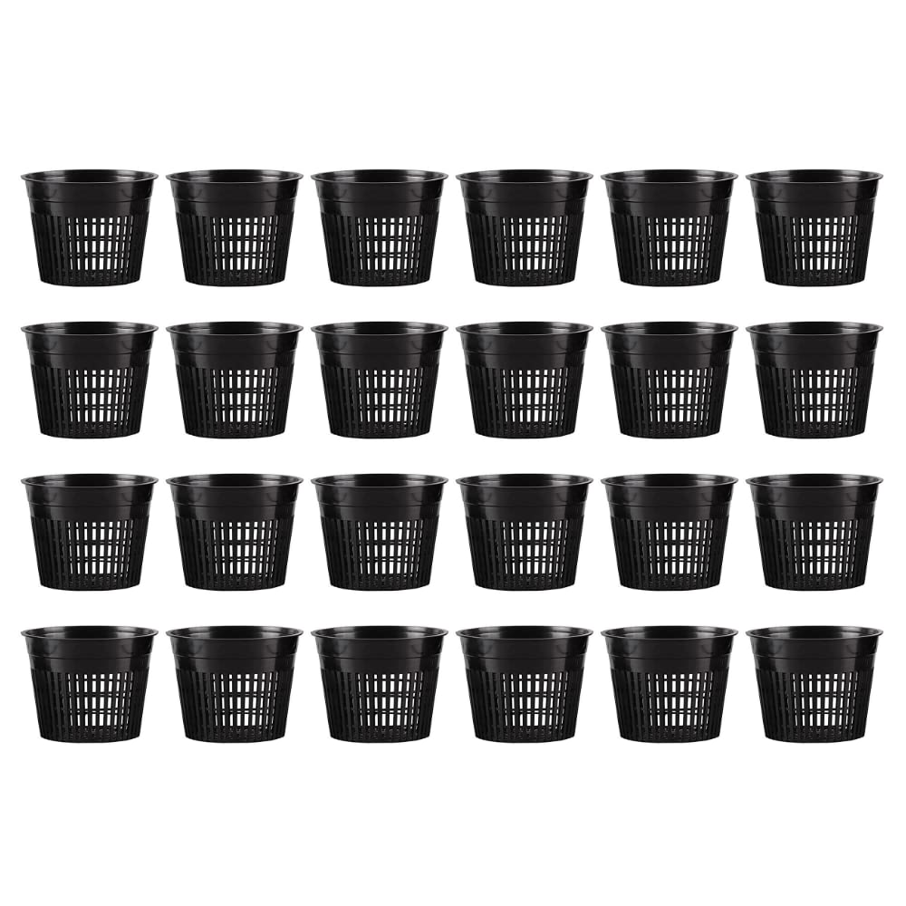 RURAL GROW mesh net cup 5 inch for fast drainage and healthy roots in hydroponics