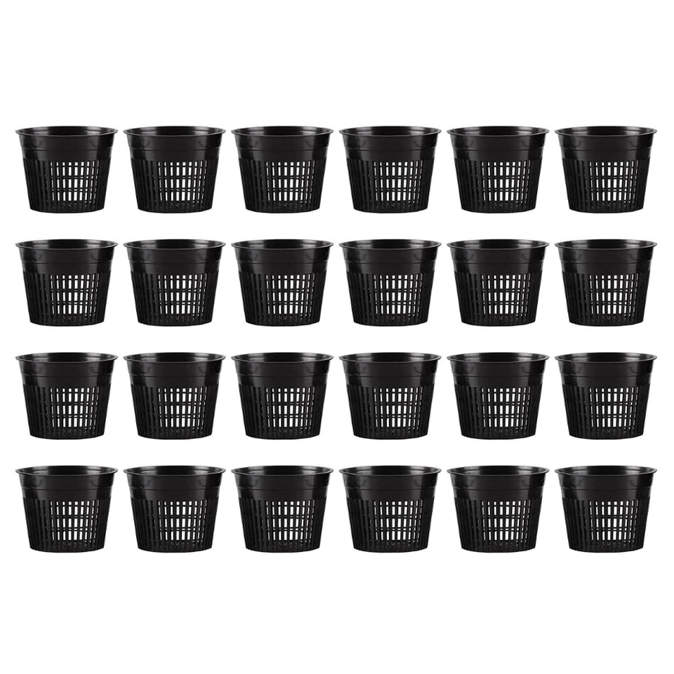 RURAL GROW mesh net cup 5 inch for fast drainage and healthy roots in hydroponics