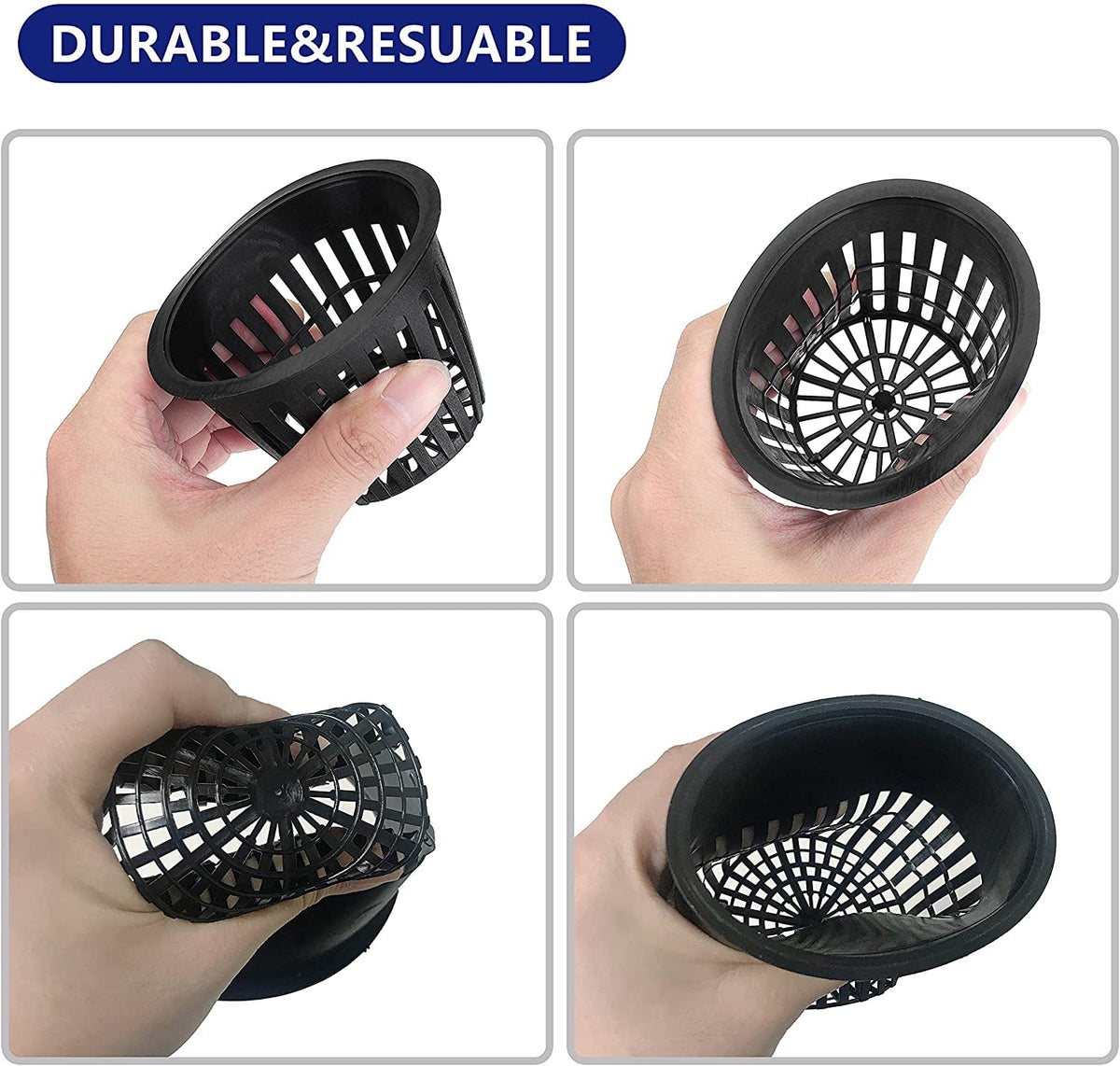 RURAL GROW uv-resistant net pot designed to withstand long-term use