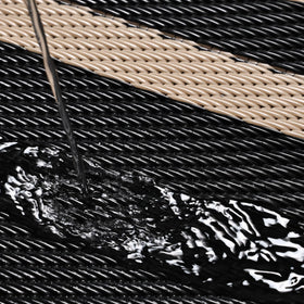 RURALITY easy clean waterproof rug for quick spills