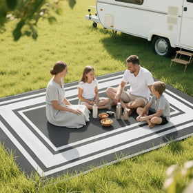 RURALITY multi-use rug adapts to indoor and outdoor spaces