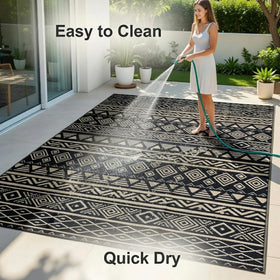 RURALITY multi use rug for patios decks and campsites