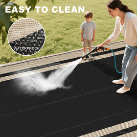 RURALITY easy-clean surface wipes down after outdoor gatherings