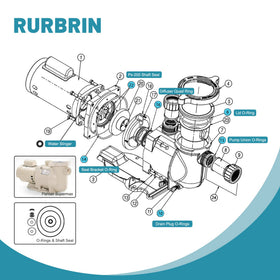 RURBRIN lid O-ring delivers a tight seal for reliable operation