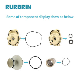 RURBRIN PS-1000 drain plug O-rings secure leak-free drains.
