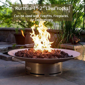 Rurtsva lava rock as aquarium substrate enhances water quality