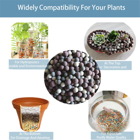 Rurtsva Leca balls dust-free surface reduces soil splashing