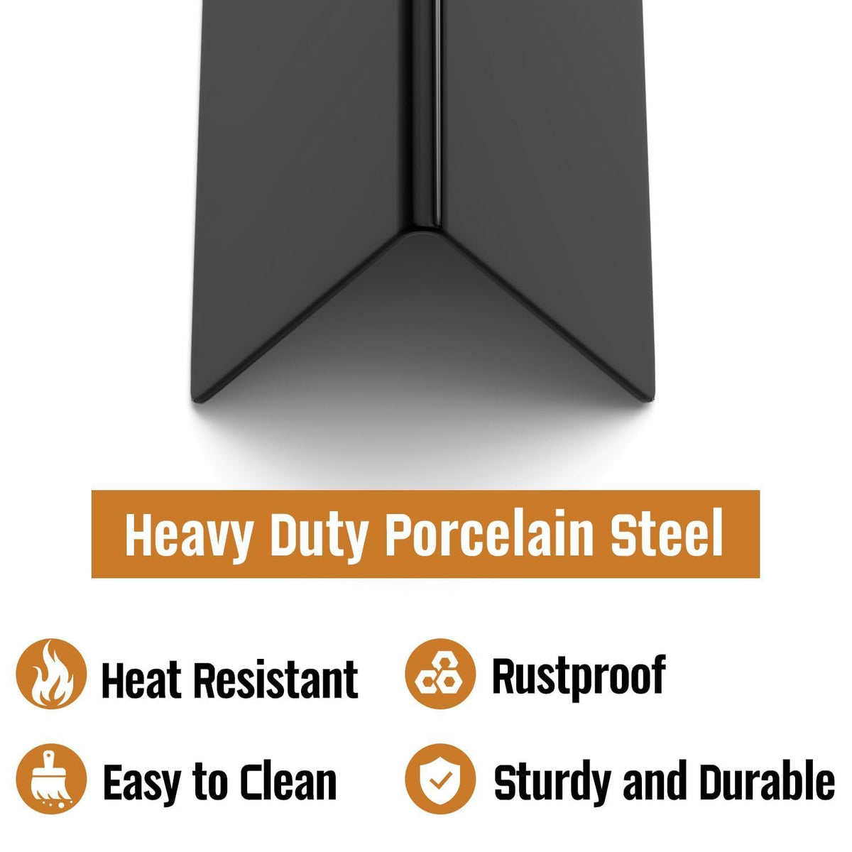 Rushare 7636 15.3-inch bars promote even heat across grates