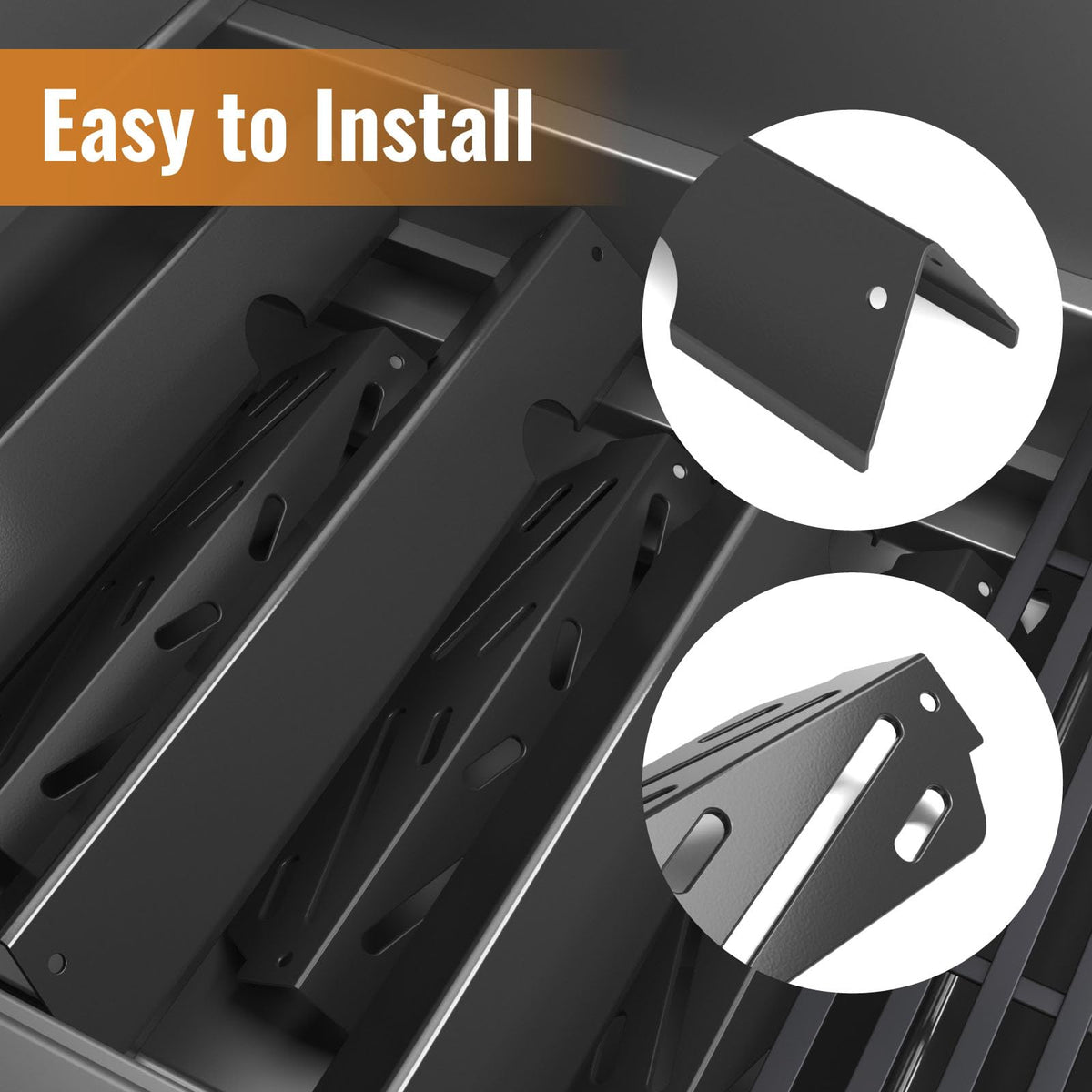 Rushare 8-pack replacement set for Weber Genesis models.
