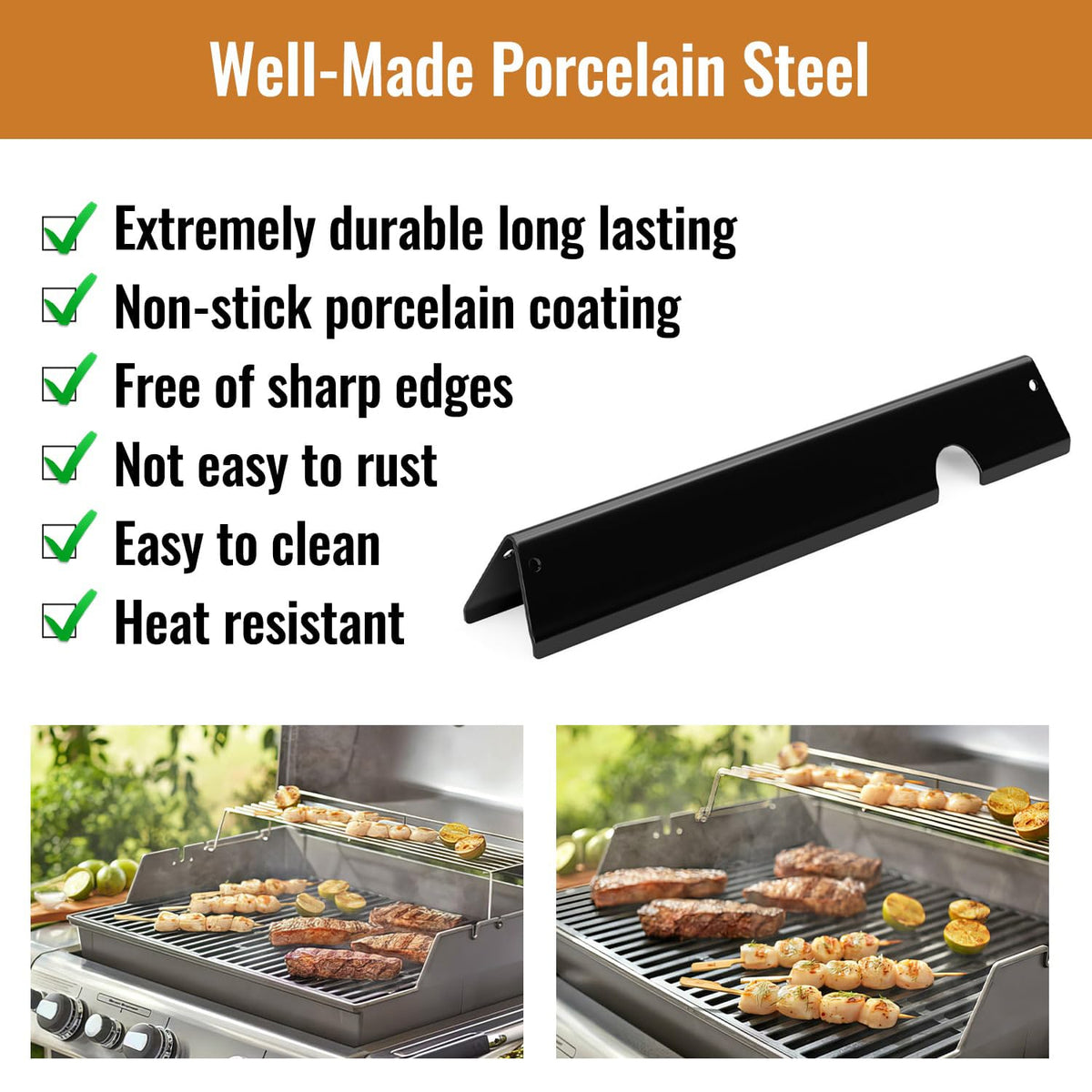 Rushare compatibility with Weber Genesis II LX 300 Series for precise bar alignment.