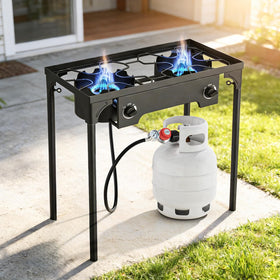 Rushare use with fire pits and heaters for outdoor ambiance