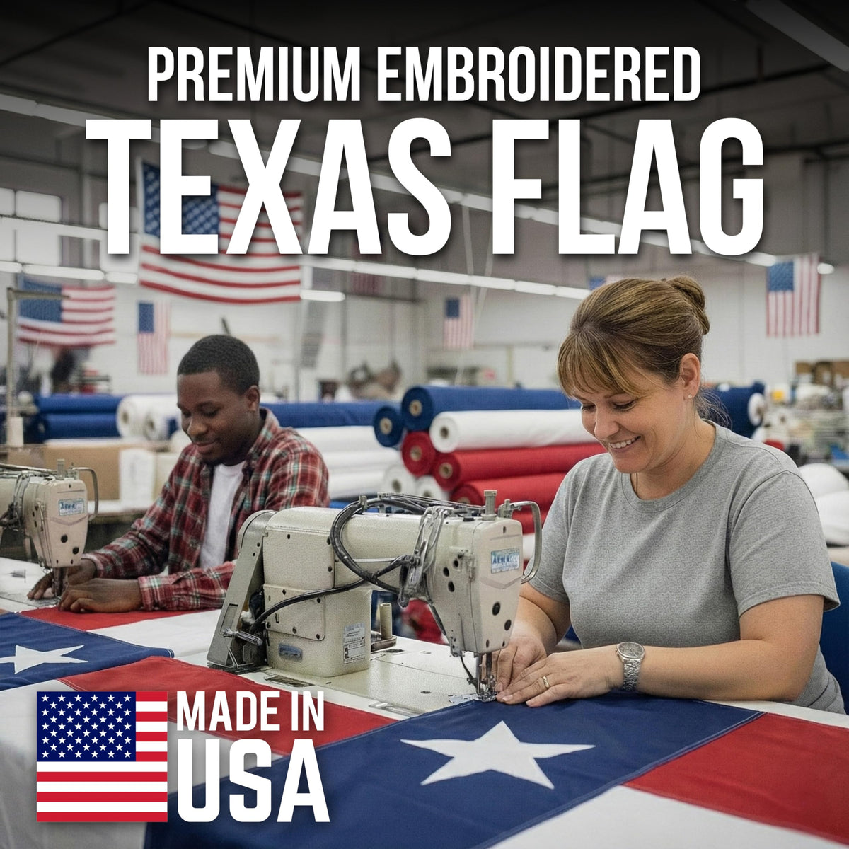 Rushmore Rose brass-grommets flag - easy, secure hanging for outdoor setups.