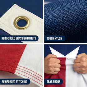 Rushmore Rose patriotic gift flag - ideal for gifting on national holidays.