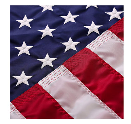 Rushmore Rose USA 3x5 outdoor flag with embroidery stars for durable flagpole display