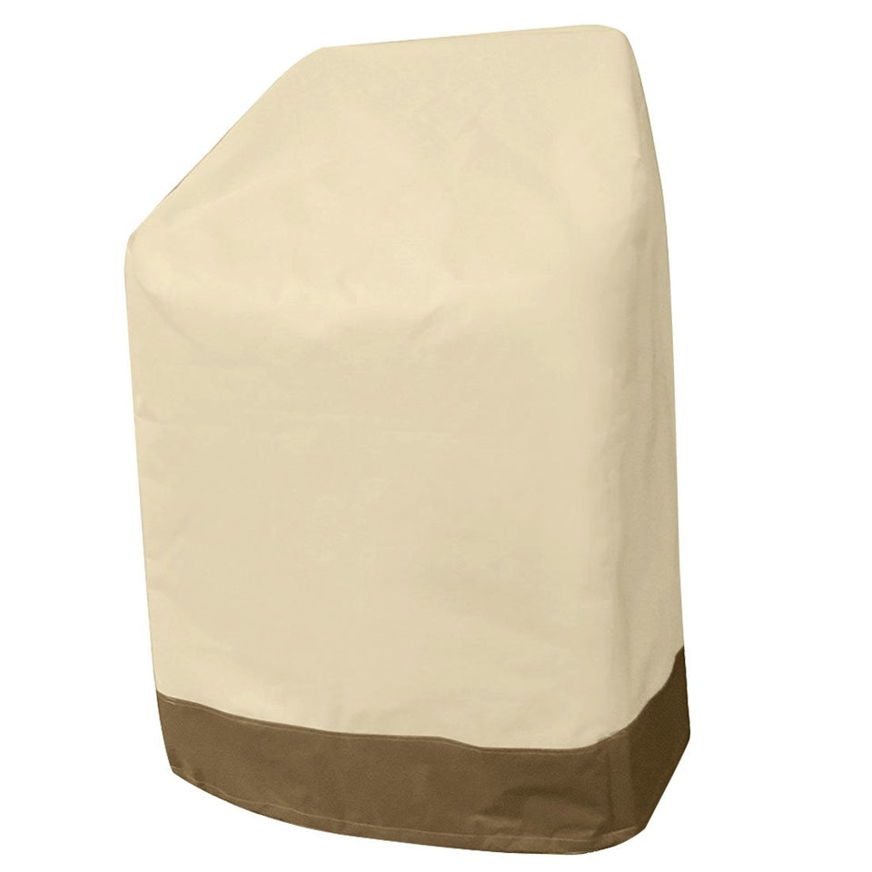 Rutile patio stackable chair cover protects outdoor chairs with waterproof protection.