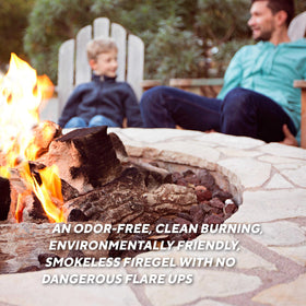 Rutland Products One Match Gel Fire Starter made in USA; reliable lighting for outdoor fires.