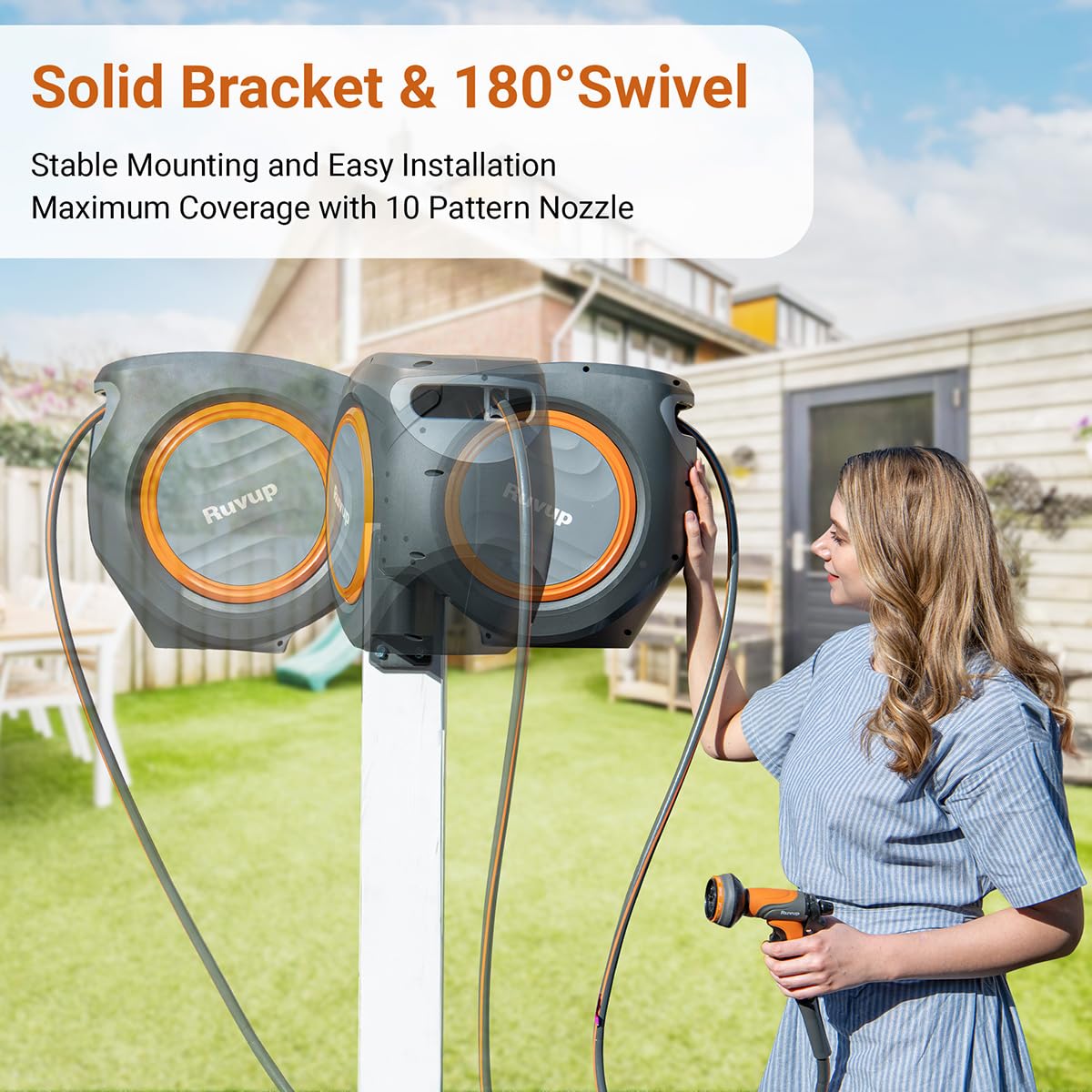 Ruvup durable materials and 3-layer hose for weather resilience