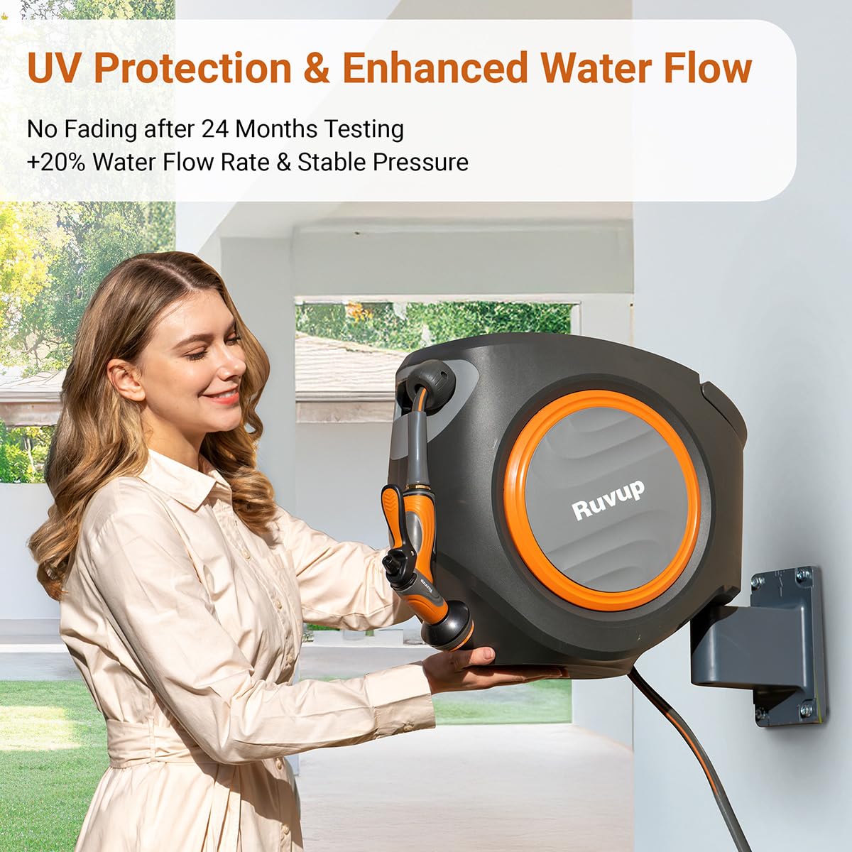 Ruvup locking system demonstrating secure position in any angle