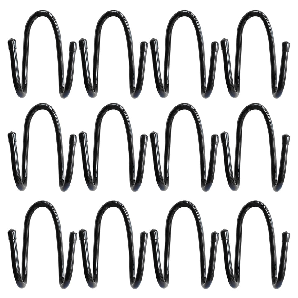 RUZUO chain-link fence hooks on fence for organized outdoor storage and easy access.