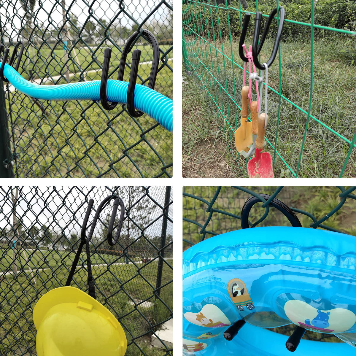 RUZUO PVC-coated hooks resist rust and UV rays for long-lasting outdoor use.