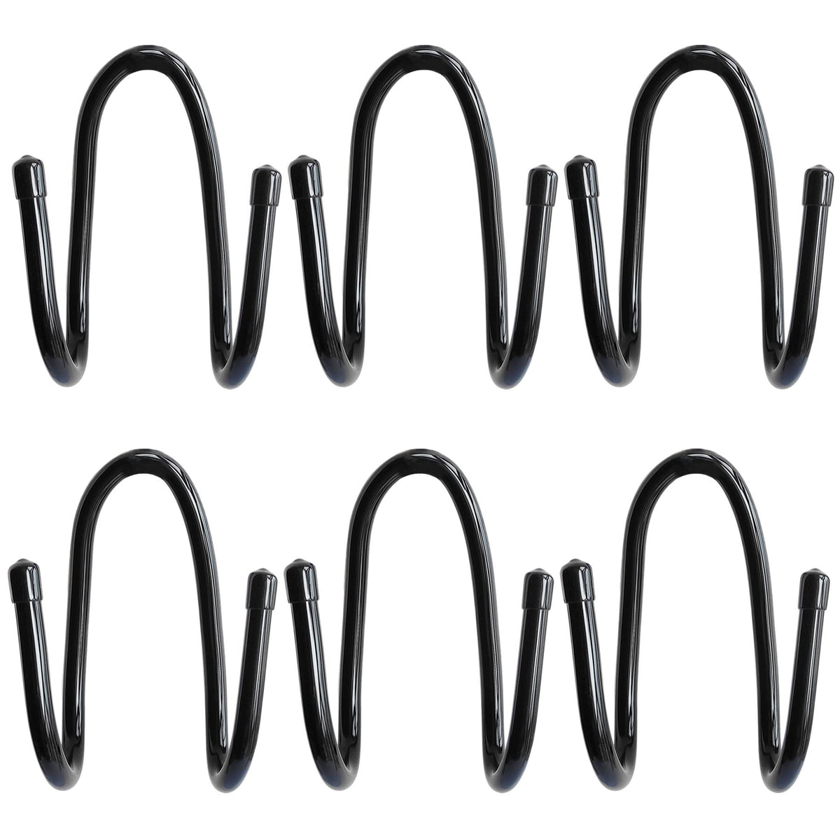RUZUO 6-piece fence hooks for quick outdoor organization on chain-link fences