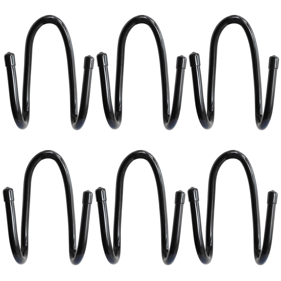 RUZUO 6-piece fence hooks for quick outdoor organization on chain-link fences