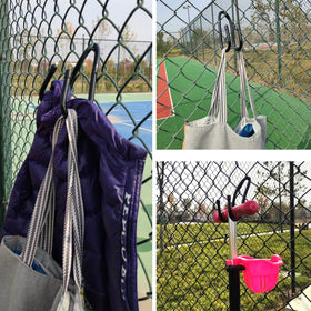 RUZUO UV-resistant fence hangers for year-round outdoor use