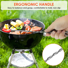 RVEFOT ergonomic-handle BBQ flipper provides comfortable grip