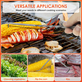 RVEFOT pigtail-shape-turner lifts meat safely