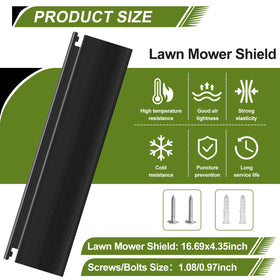 Rvanv 731-07203 size dimensions; shield measures about 4.5 inches tall.