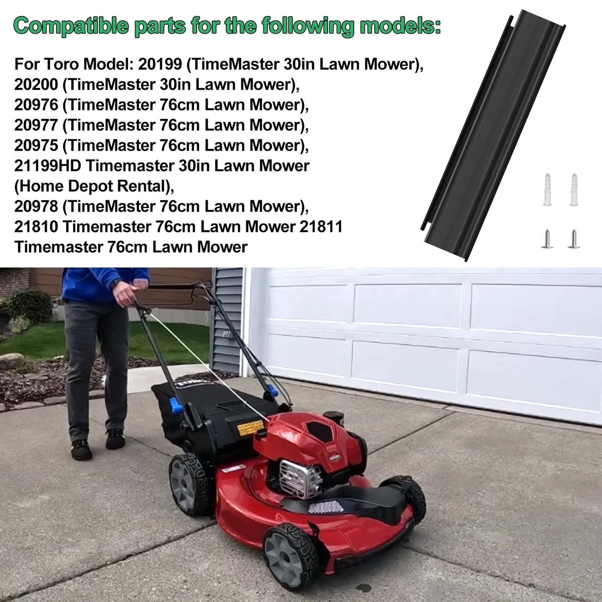 Rvanv deck-attachment view demonstrates sturdy mower deck compatibility