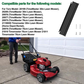 Rvanv deck-attachment view demonstrates sturdy mower deck compatibility