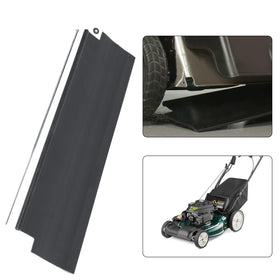 Rvanv rear shield flap streamlines post mow cleaning and upkeep