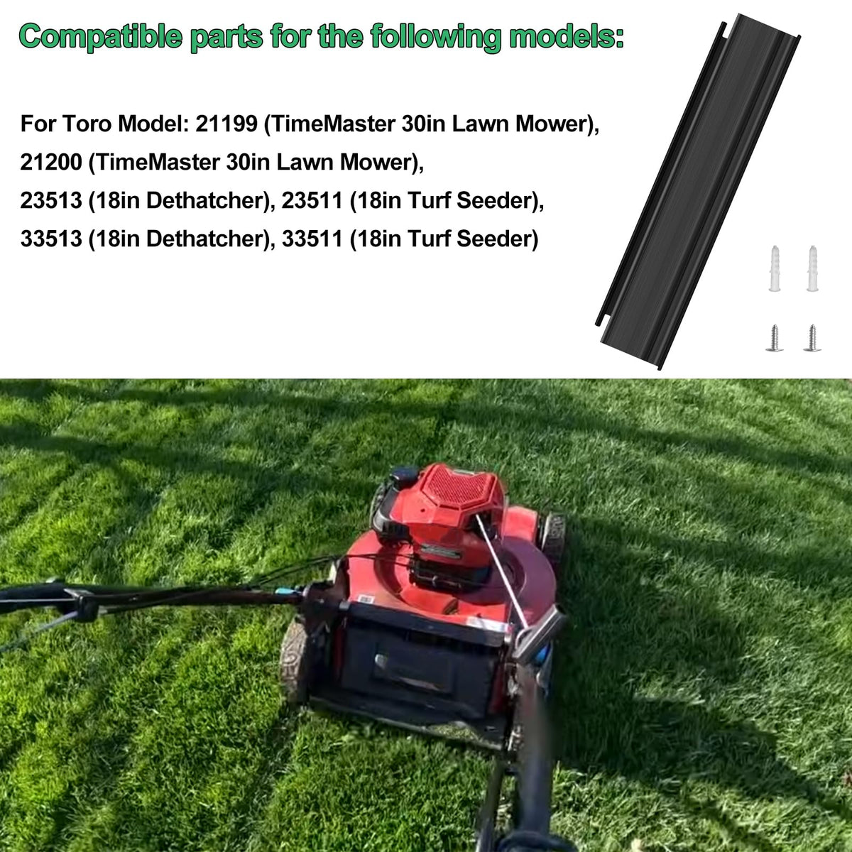 Rvanv grass debris control helps cleaner cuts and less cleanup