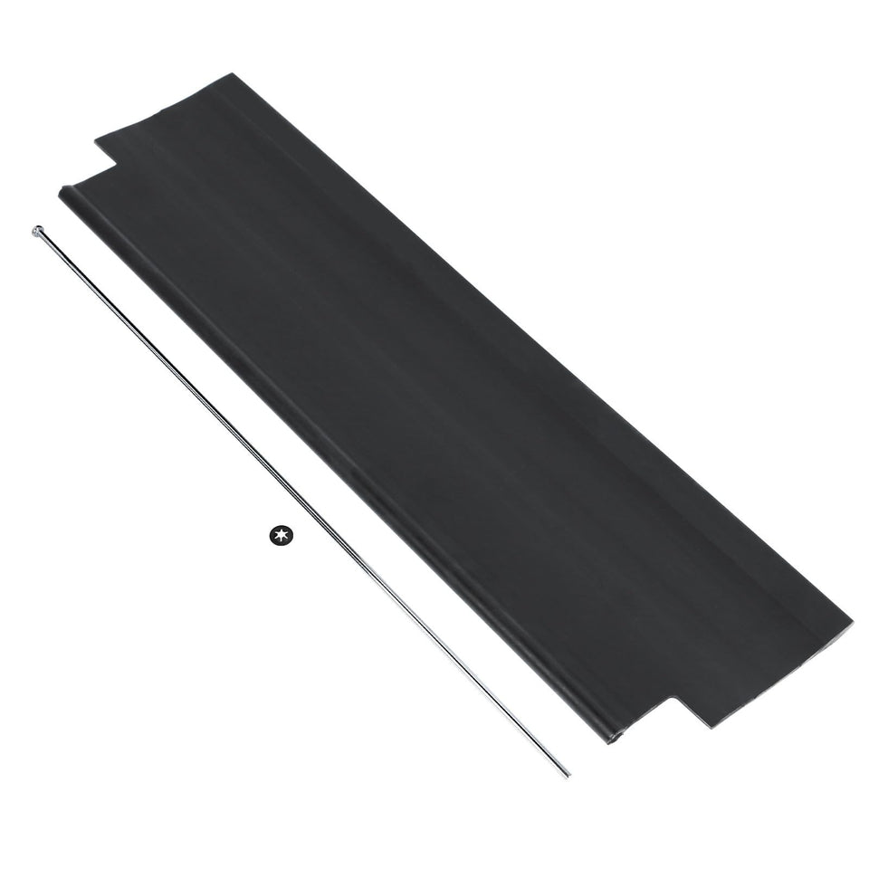 Rvanv rear trail shield flap on HRR216 deflects debris for cleaner undercarriage