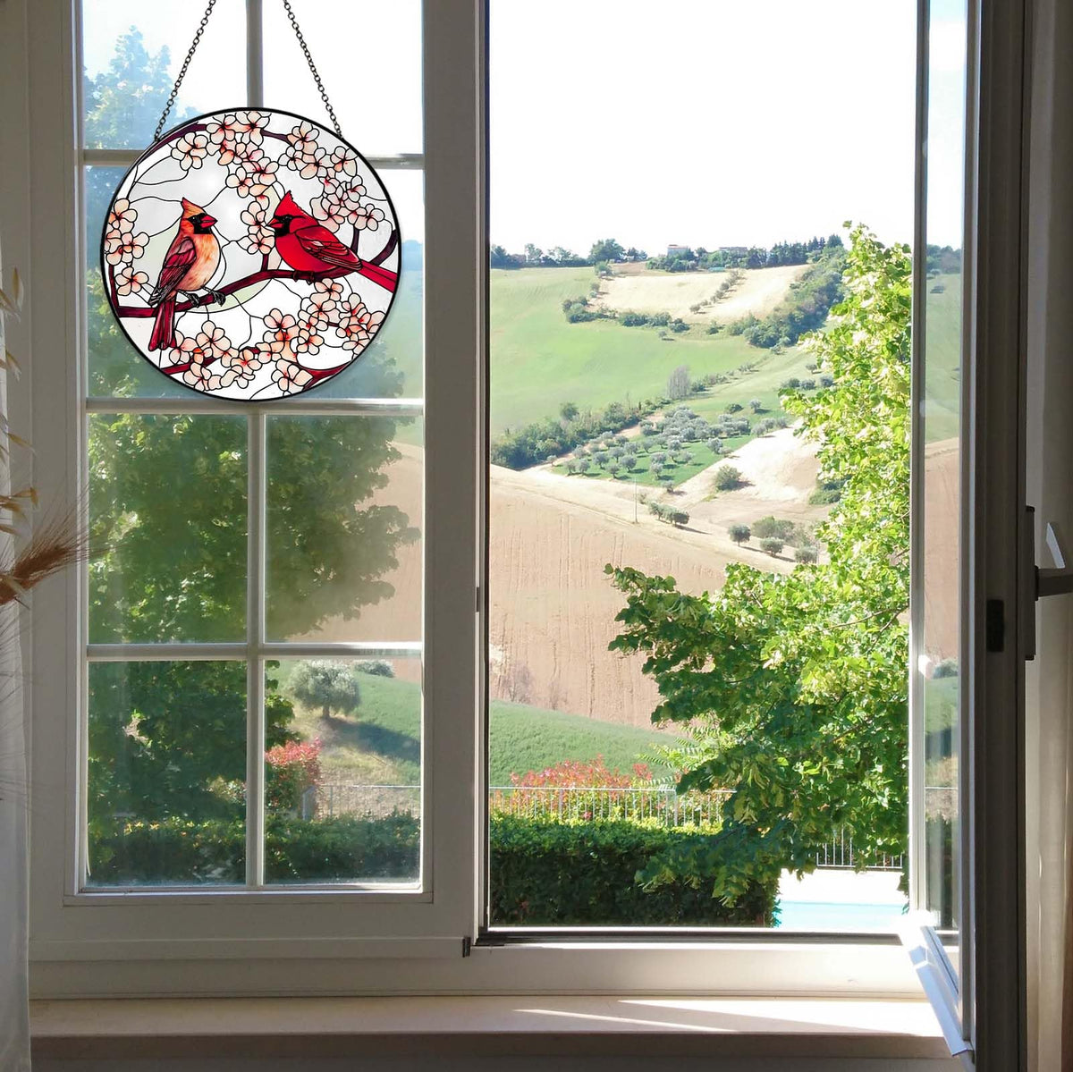 RVEAFA Cardinal Sun Catcher gift-ready packaging perfect for holidays