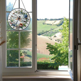 RVEAFA dragonfly suncatcher ideal for housewarming decor