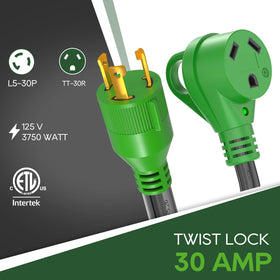 RVGUARD TT-30R female receptacle for reliable RV power hookups.