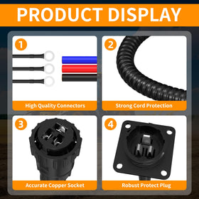 RVMARINEPAT John Deere compatibility socket enabling broad tractor compatibility and stable power.