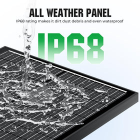 Rvpozwer 18BB 200W panel side profile for slim roof installation